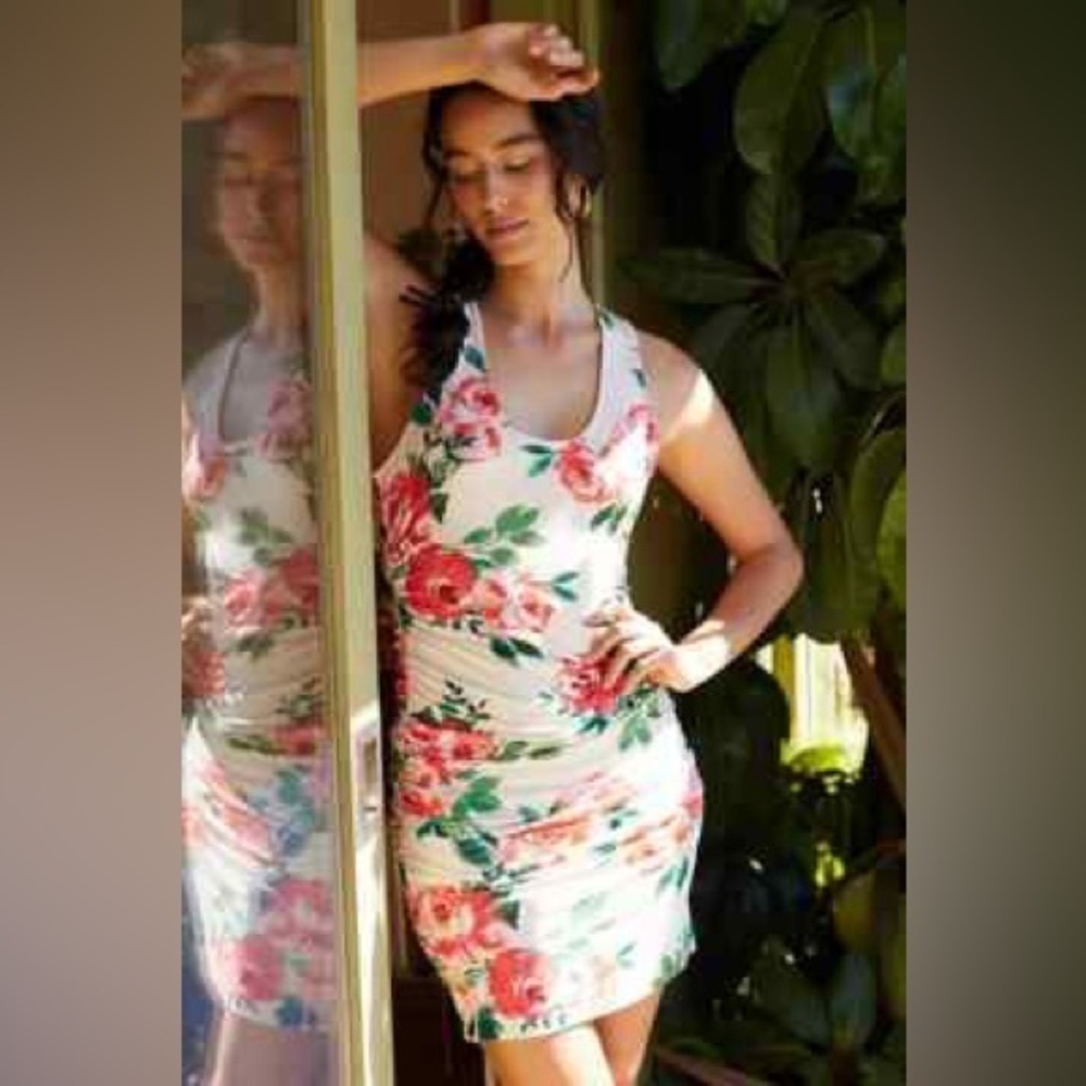 NWT Anthropologie Daily Practice Eureka Floral Print Dress